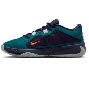 NIKE ZOOM FREAK 5 BASKETBALL SHOES MEN'S SZ 10 GEODE TEAL PURPLE DX4985 300 NIB
